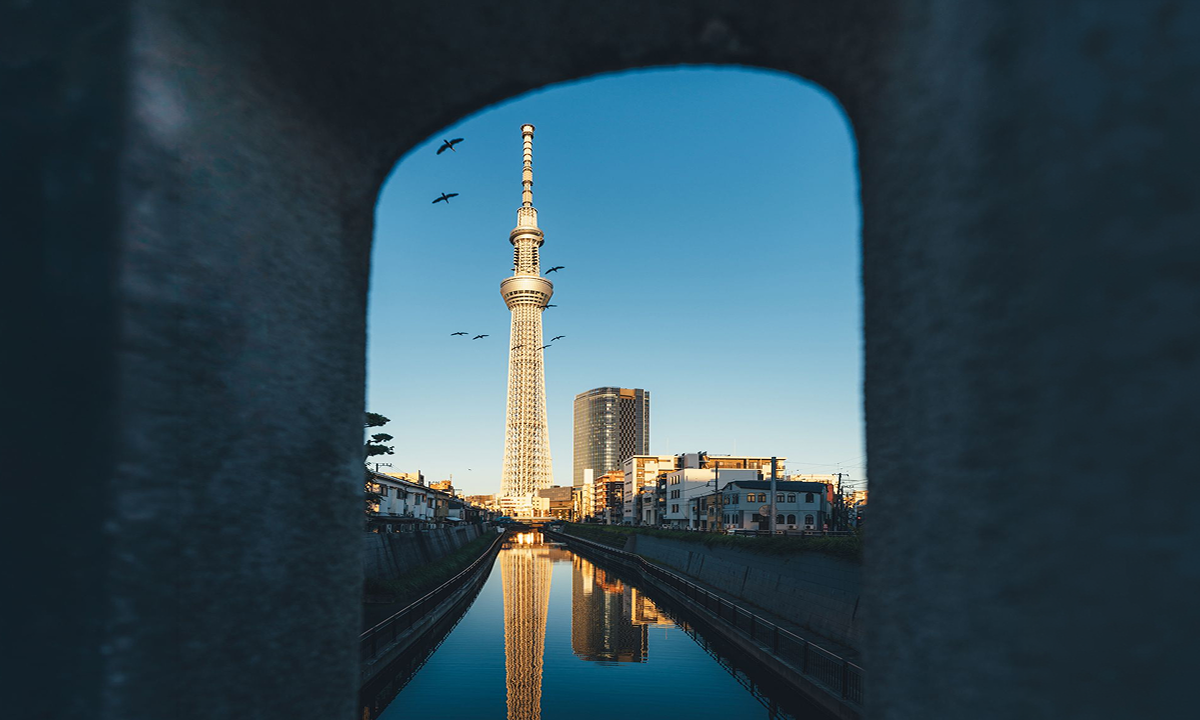 A view of the Tokyo skyline
